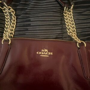 Coach Leather Tote Bag